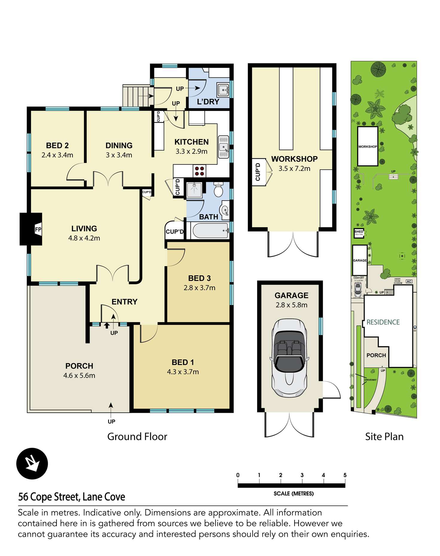 Floorplan of Homely house listing, 56 Cope Street, Lane Cove NSW 2066