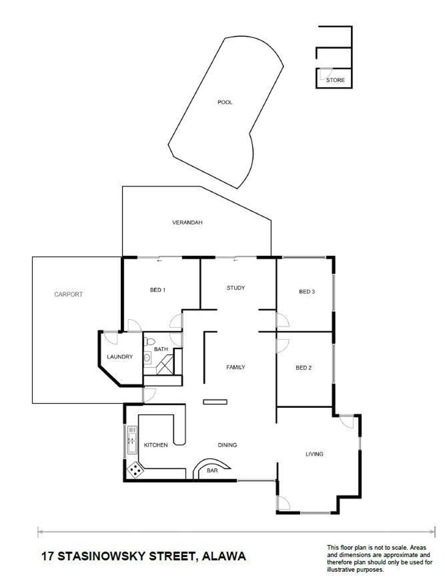 Floorplan of Homely house listing, 17 Stasinowsky Street, Alawa NT 810
