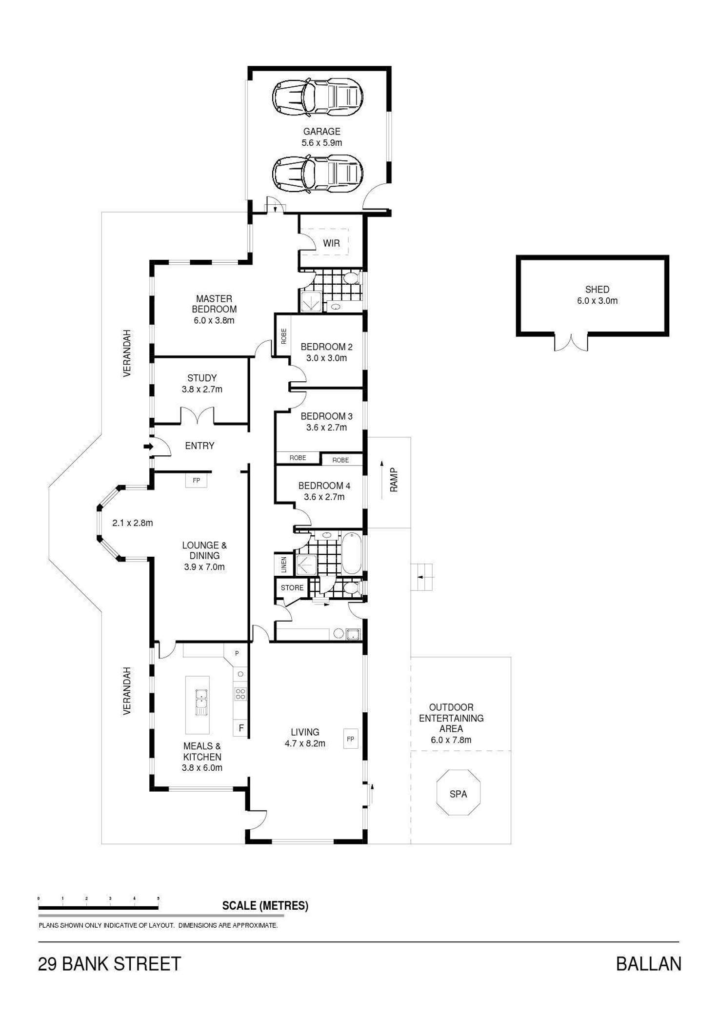 Floorplan of Homely house listing, 29 Bank Street, Ballan VIC 3342