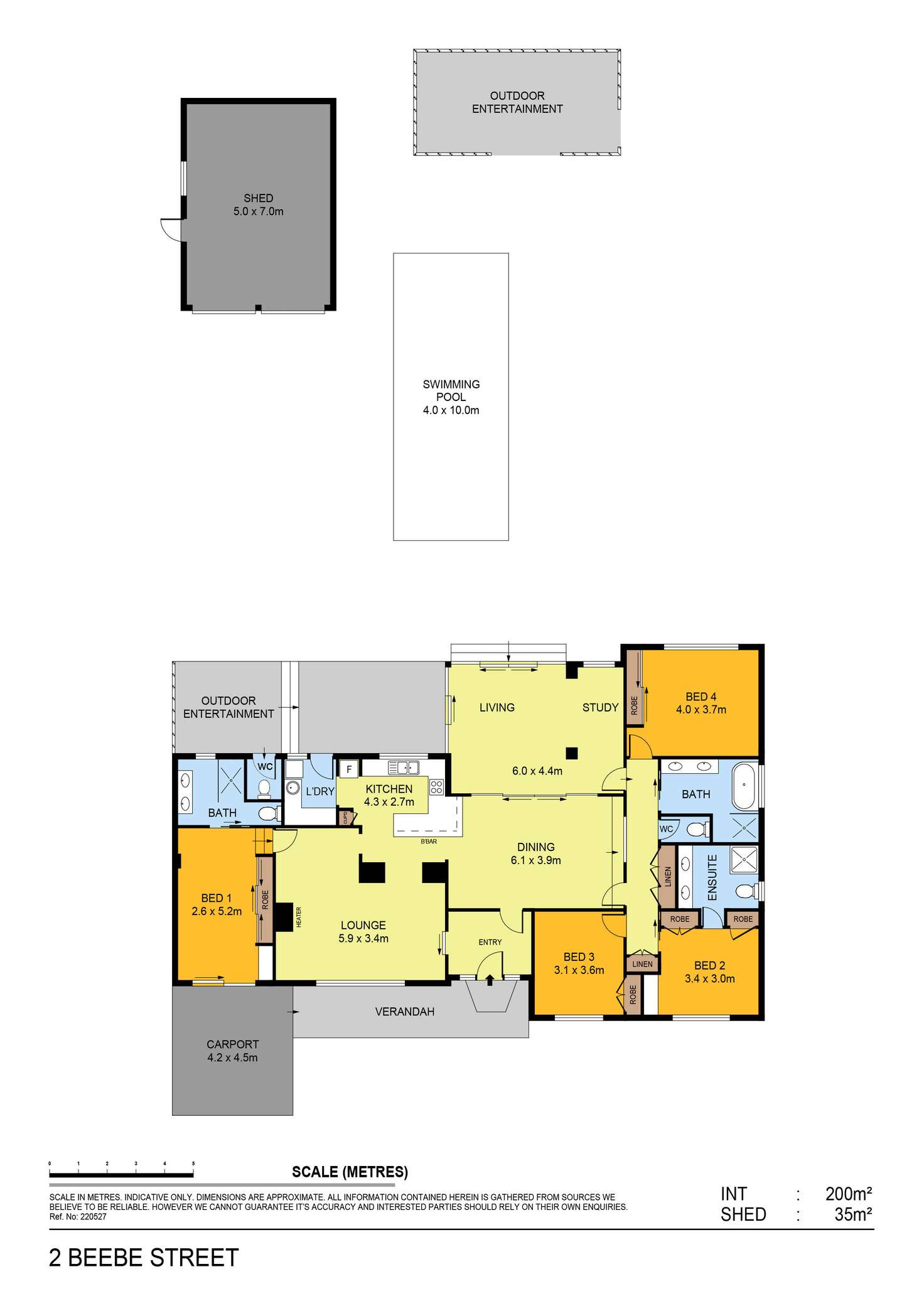 Floorplan of Homely house listing, 2 Beebe Street, Flora Hill VIC 3550