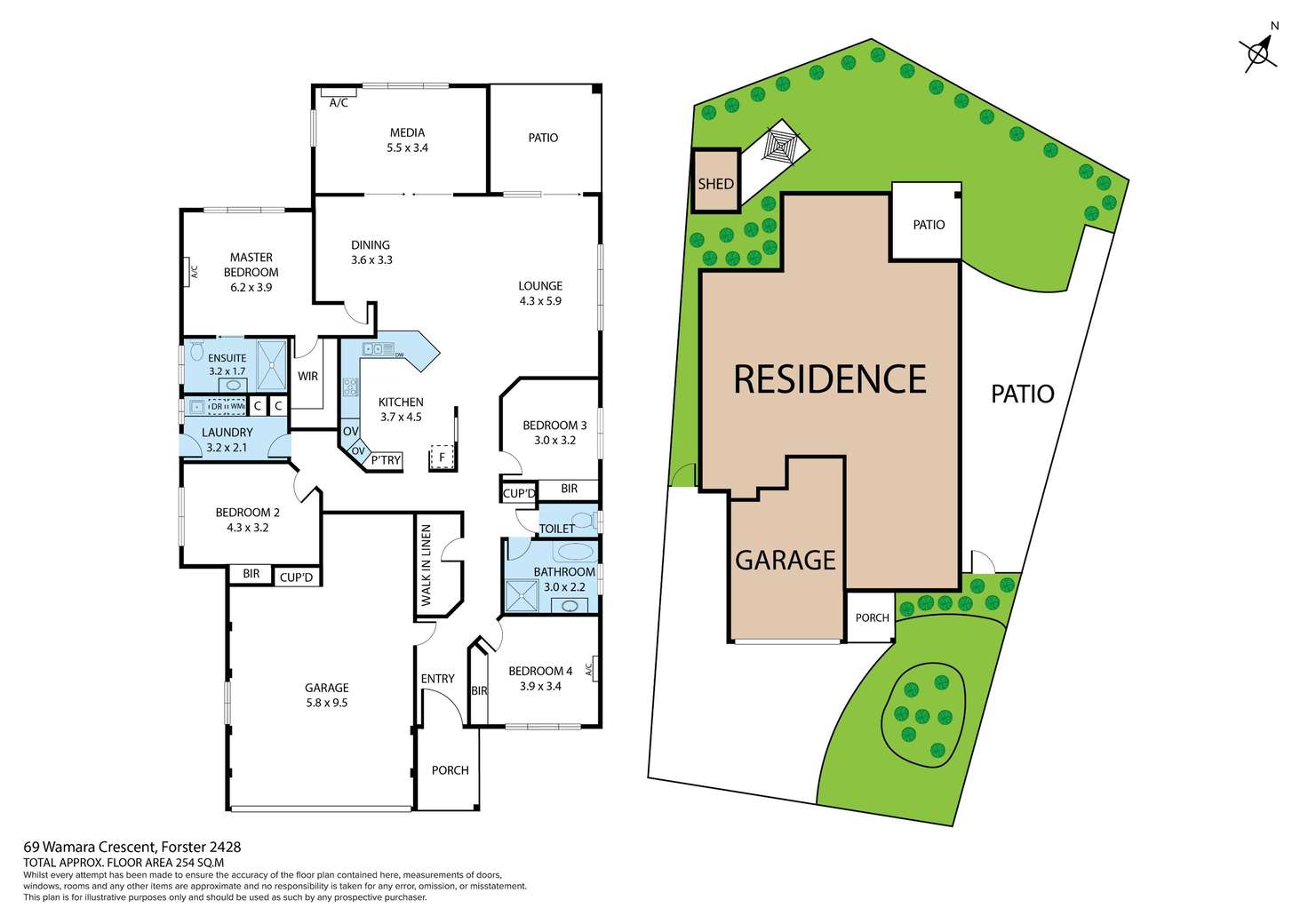 Floorplan of Homely house listing, 69 Wamara Crescent, Forster NSW 2428