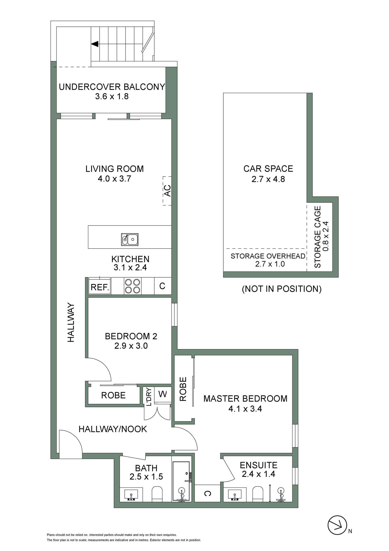 Floorplan of Homely apartment listing, 8/5 Bear Street, Mordialloc VIC 3195