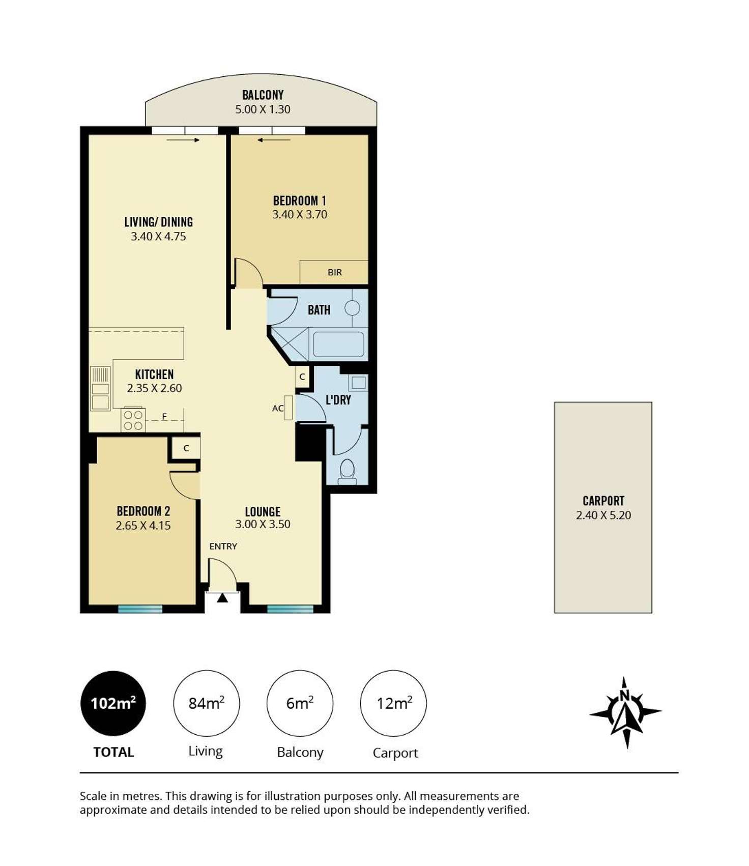 Floorplan of Homely unit listing, 41/177 Angas Street, Adelaide SA 5000