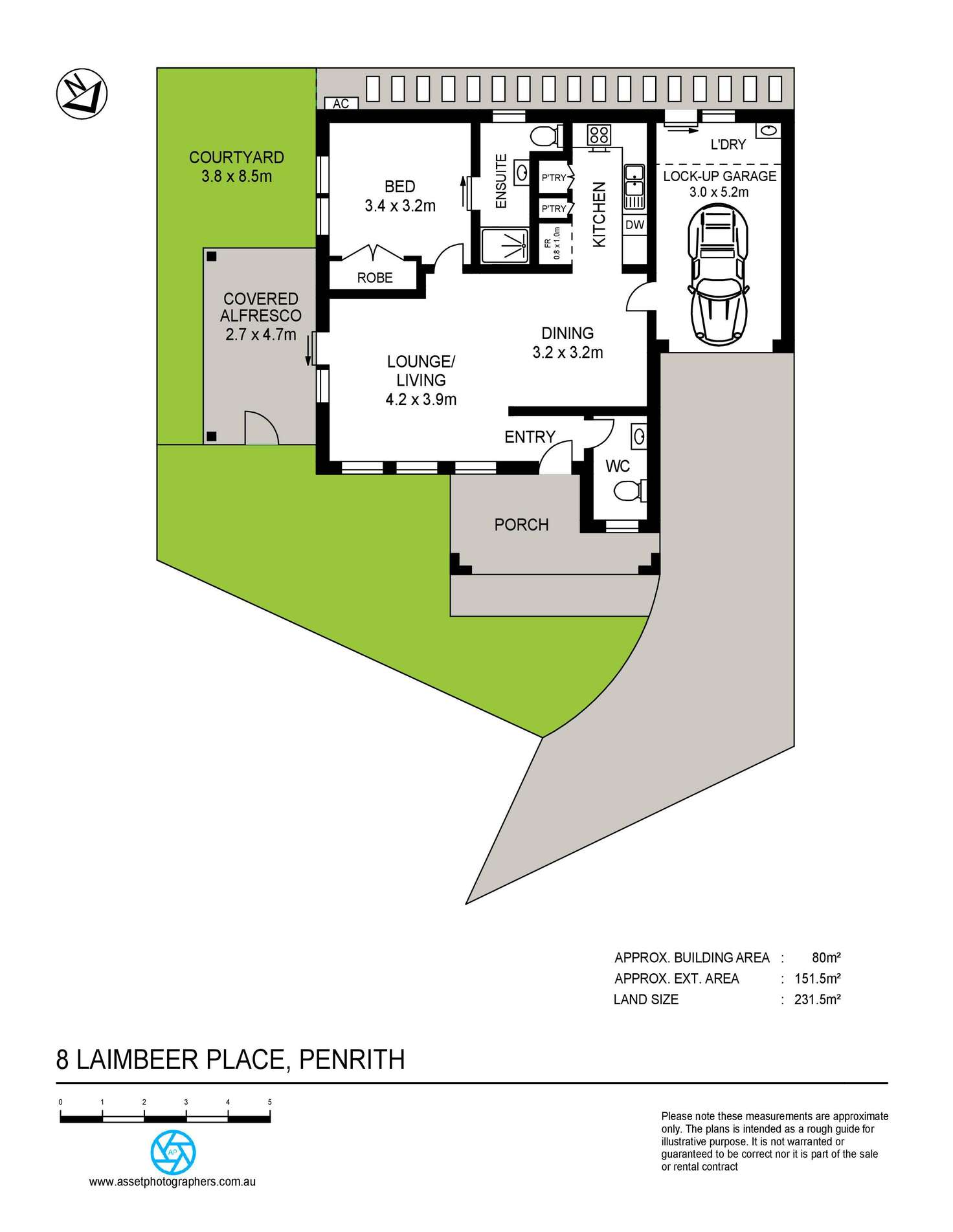 Floorplan of Homely house listing, 8 Laimbeer Place, Penrith NSW 2750