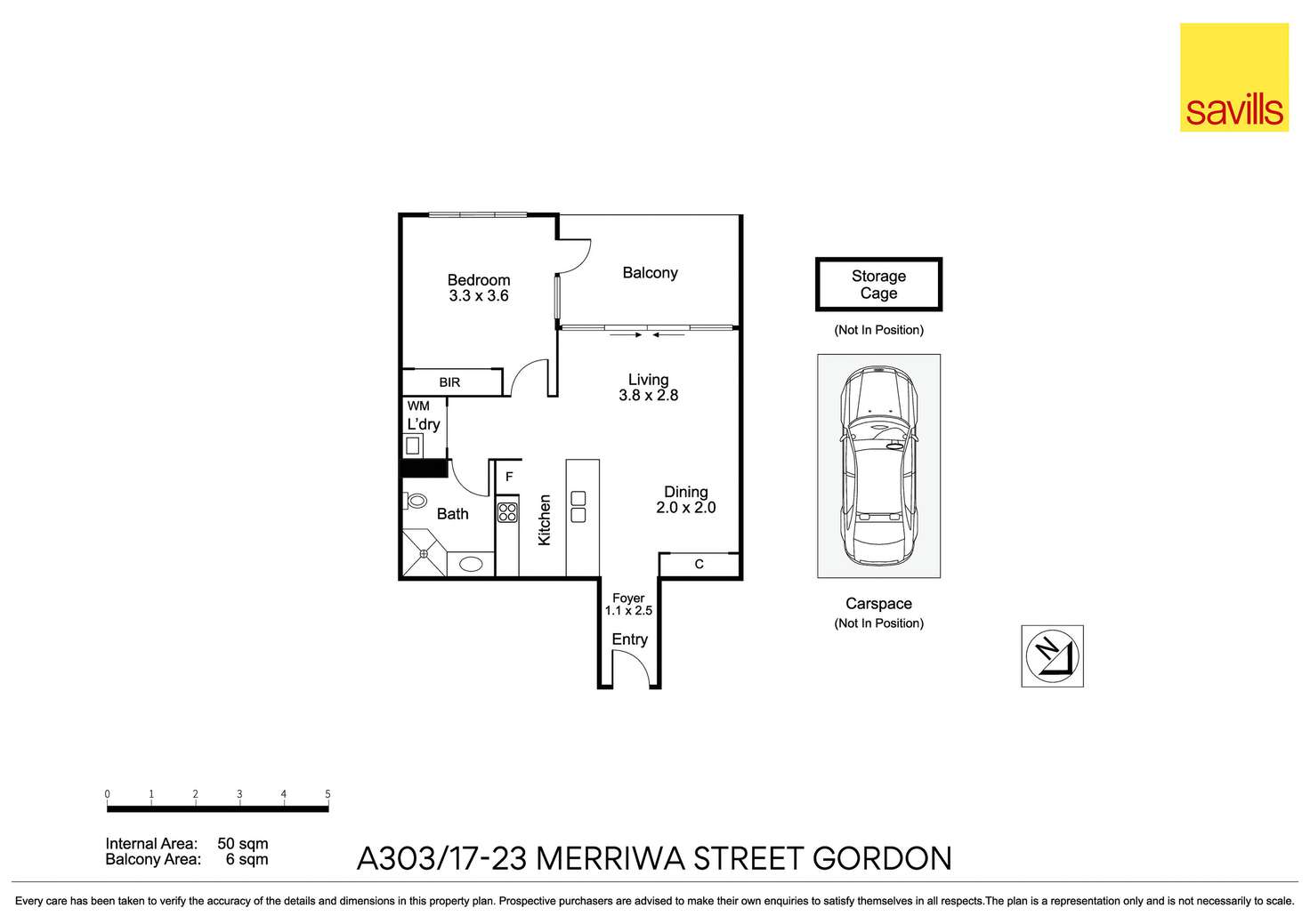 Floorplan of Homely apartment listing, 303/17-23 Merriwa Street, Gordon NSW 2072