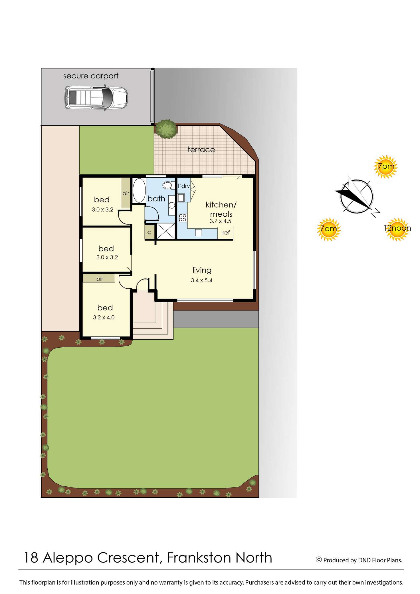Floorplan of Homely house listing, 18 Aleppo Crescent, Frankston North VIC 3200