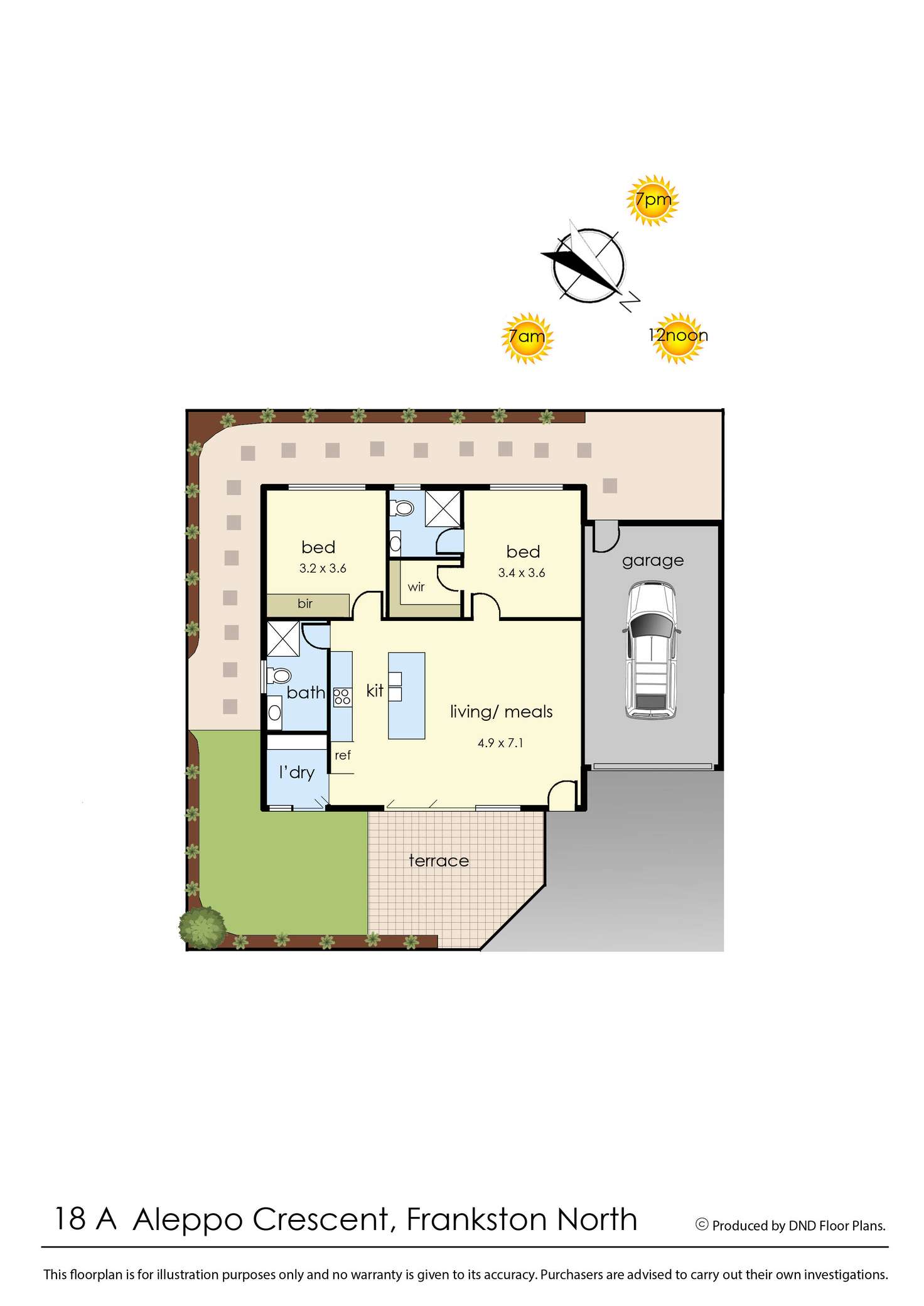 Floorplan of Homely unit listing, 18A Aleppo Crescent, Frankston North VIC 3200