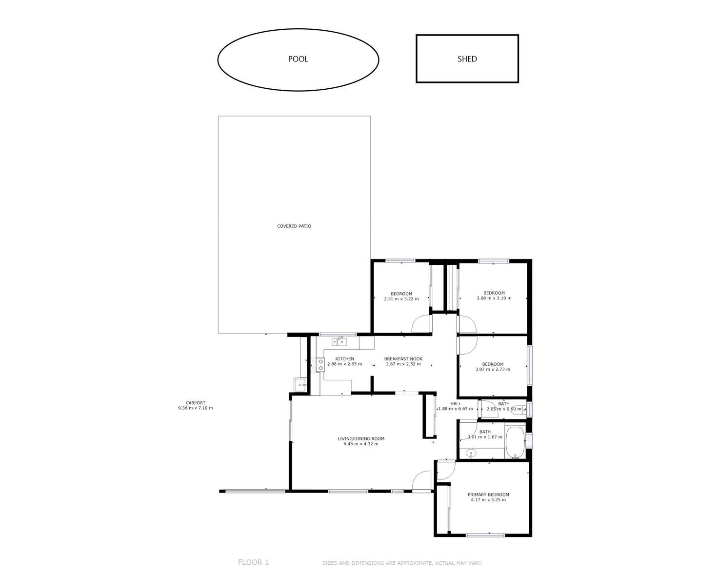 Floorplan of Homely house listing, 14 Trafalgar Road, Mount Sheridan QLD 4868