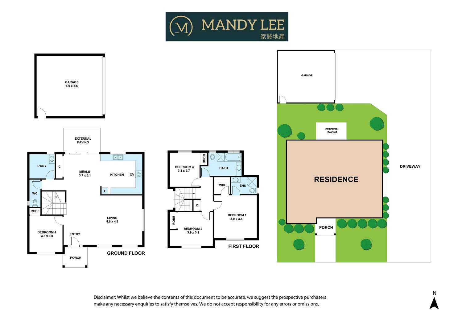 Floorplan of Homely townhouse listing, 1/5 Peter Street, Box Hill North VIC 3129