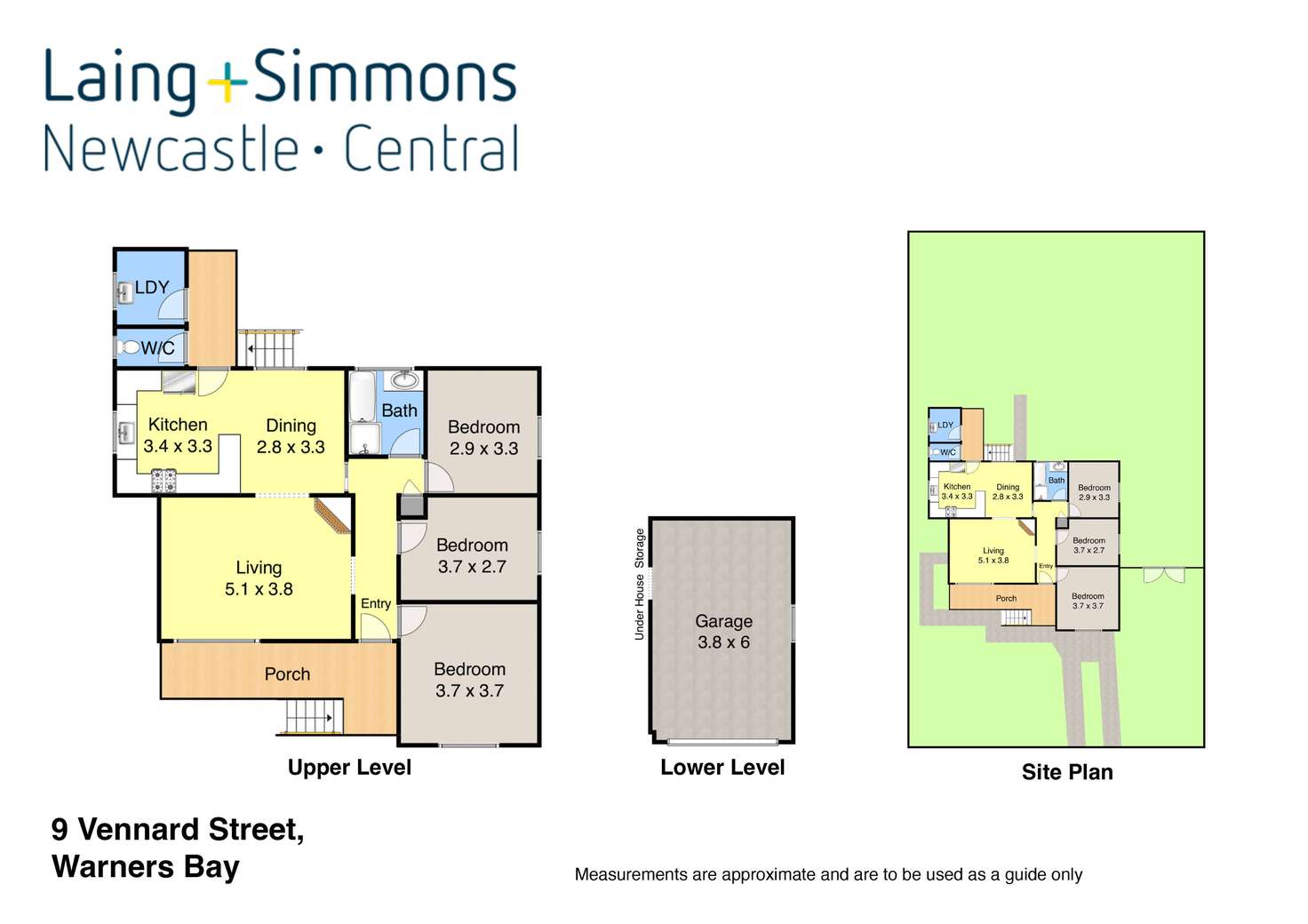 Floorplan of Homely house listing, 9 Vennard Street, Warners Bay NSW 2282