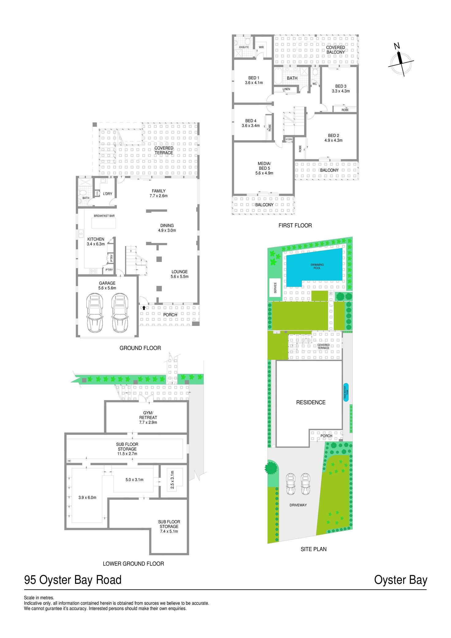 Floorplan of Homely house listing, 95 Oyster Bay Road, Oyster Bay NSW 2225