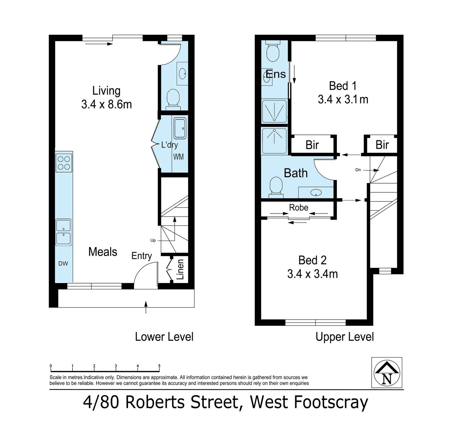 Floorplan of Homely townhouse listing, 4/2B Beaumont Parade, West Footscray VIC 3012