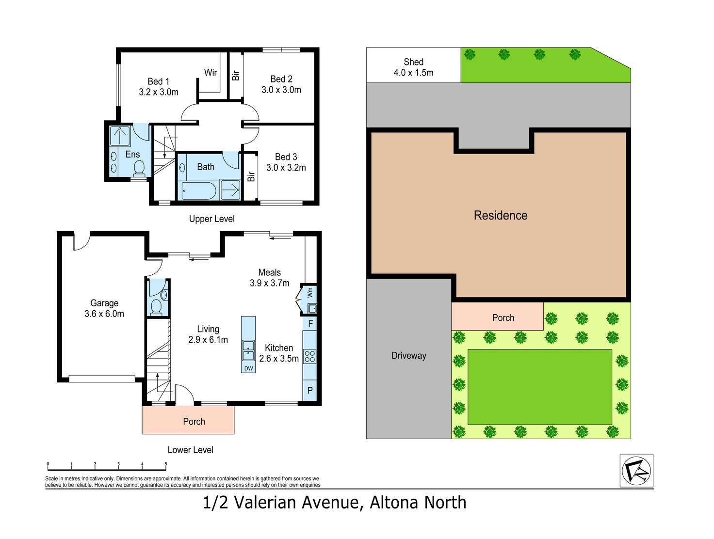 Floorplan of Homely townhouse listing, 1/2 Valerian Avenue, Altona North VIC 3025