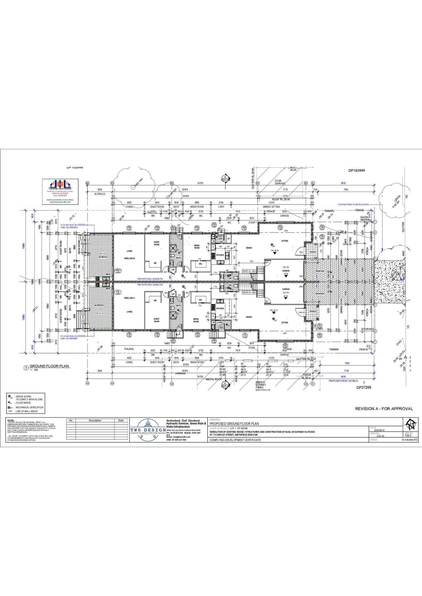 Floorplan of Homely house listing, 72 Chifley Street, Smithfield NSW 2164