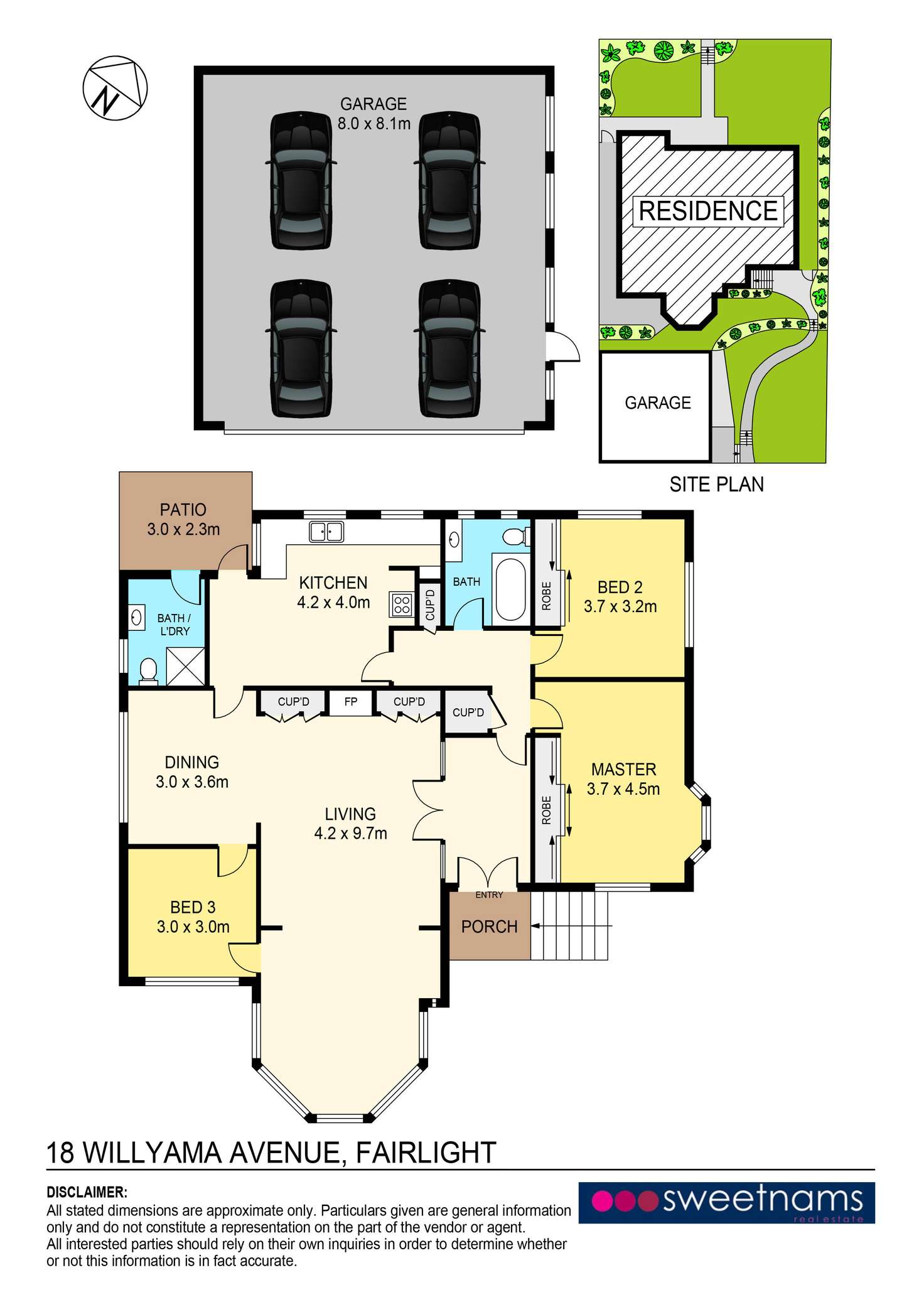 Floorplan of Homely house listing, 18 Willyama Avenue, Fairlight NSW 2094