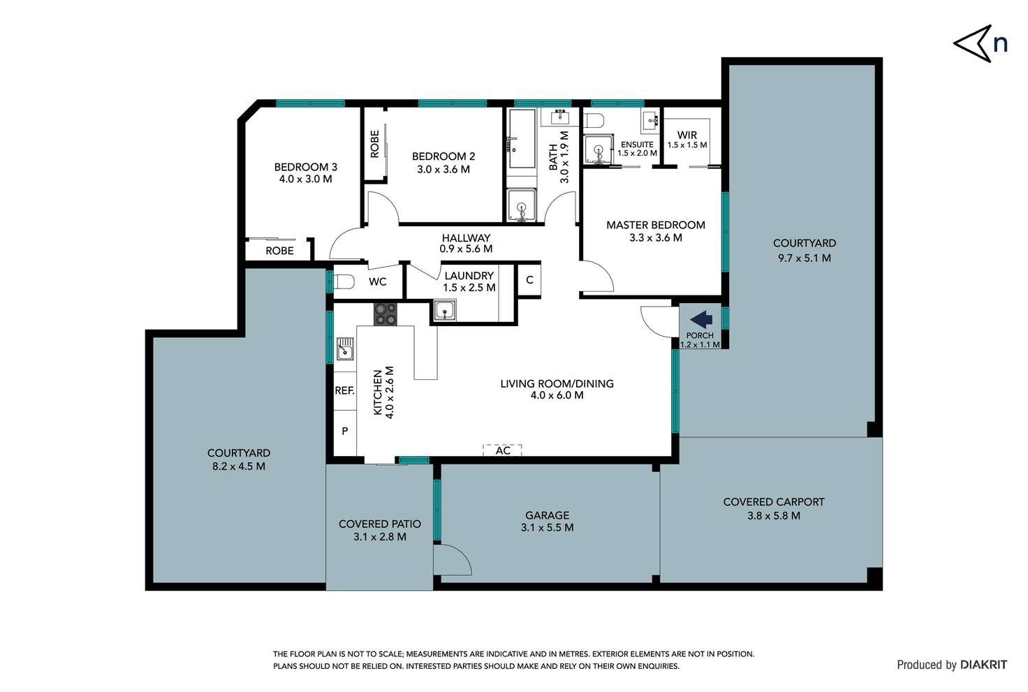 Floorplan of Homely unit listing, 1/8-10 Hood Crescent, Fawkner VIC 3060