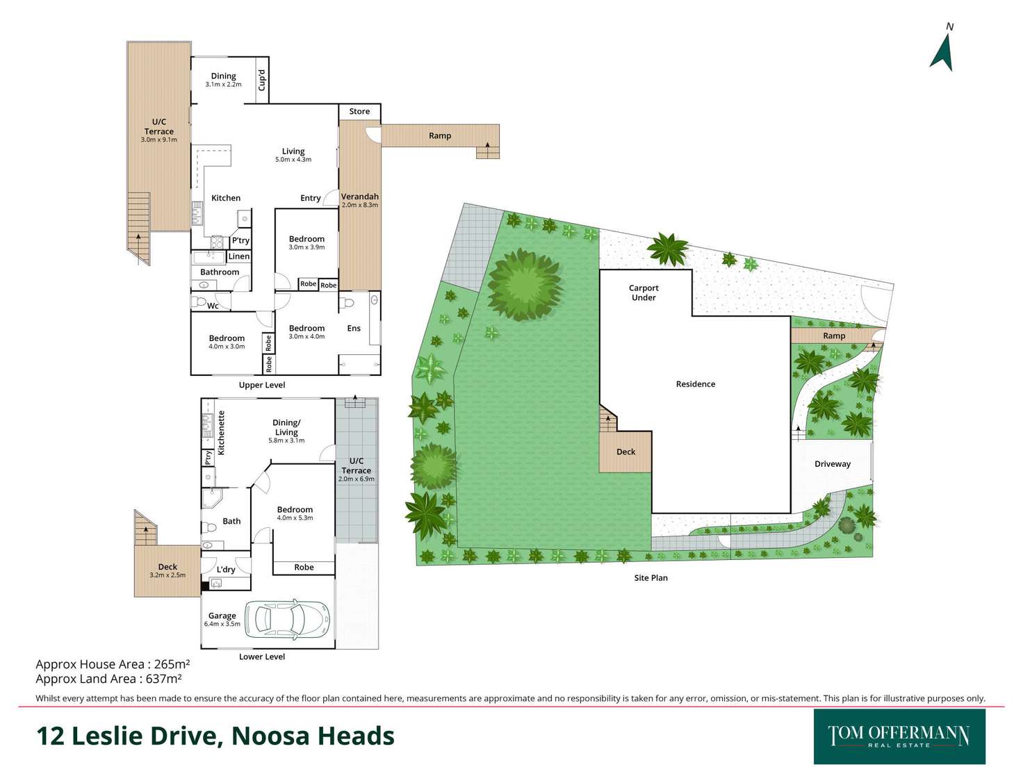 Floorplan of Homely house listing, 12 Leslie Drive, Noosa Heads QLD 4567