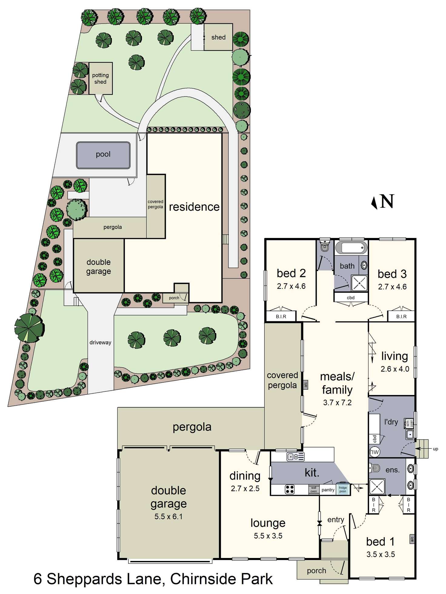 Floorplan of Homely house listing, 6 Sheppards Lane, Chirnside Park VIC 3116