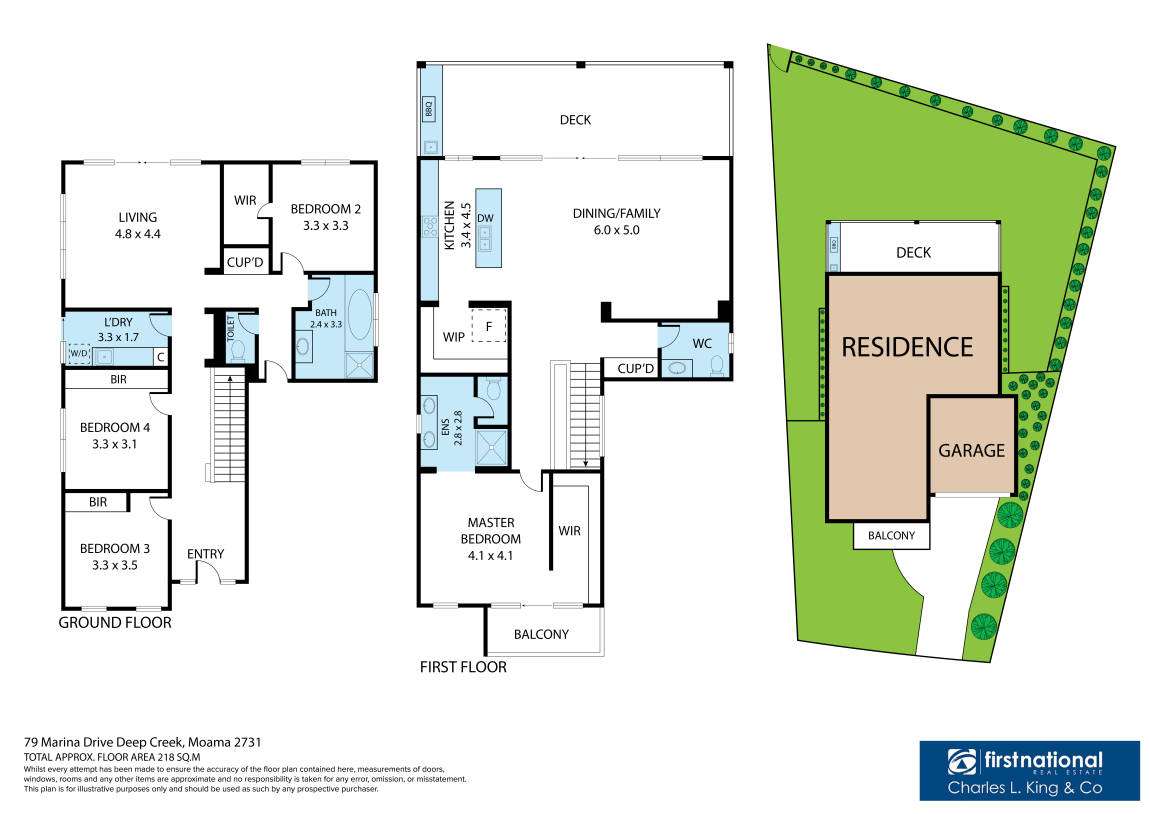 Floorplan of Homely house listing, 79 Marina Drive, Moama NSW 2731