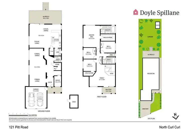 Floorplan of Homely house listing, 121 Pitt Road, North Curl Curl NSW 2099