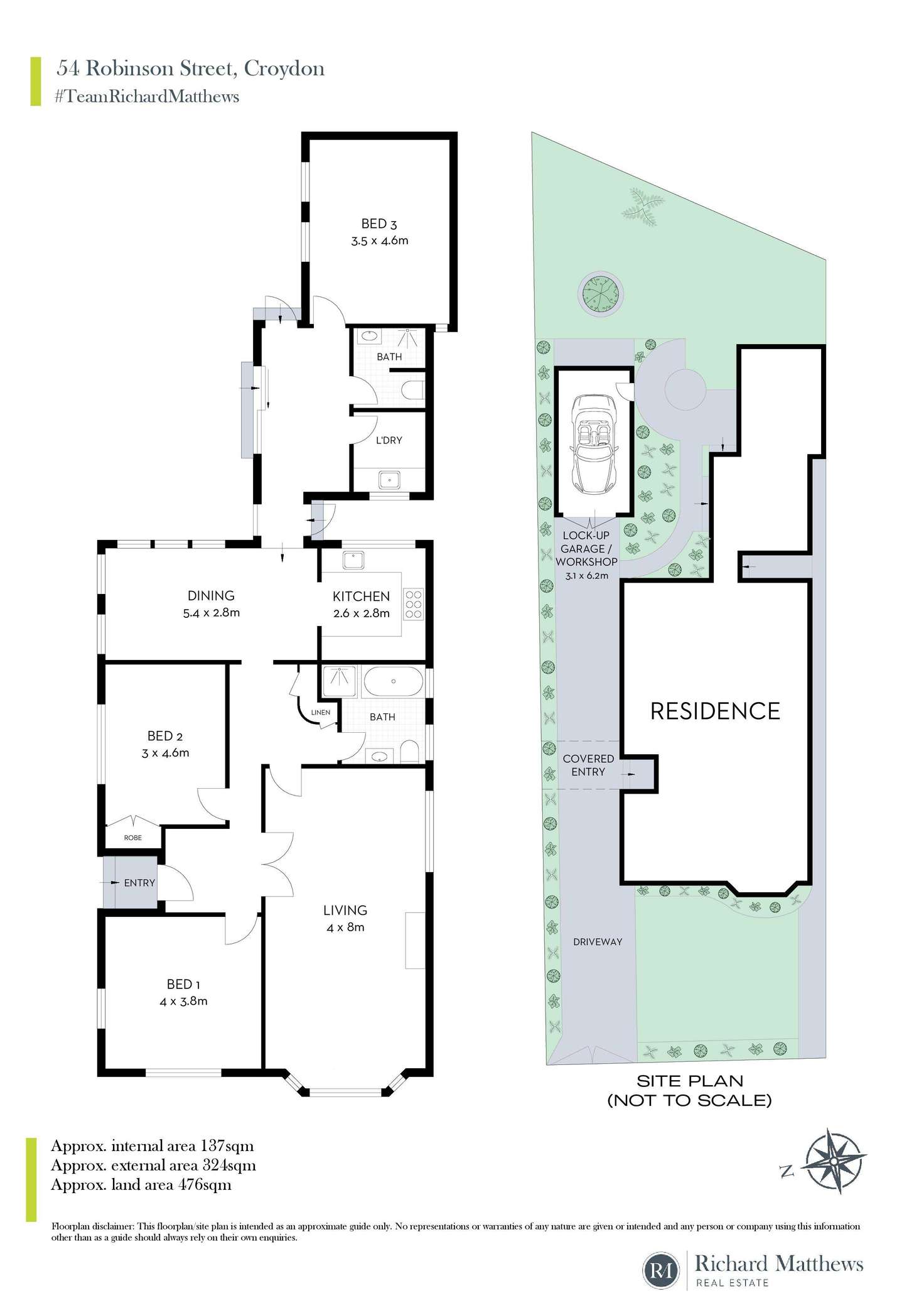 Floorplan of Homely house listing, 54 Robinson Street, Croydon NSW 2132