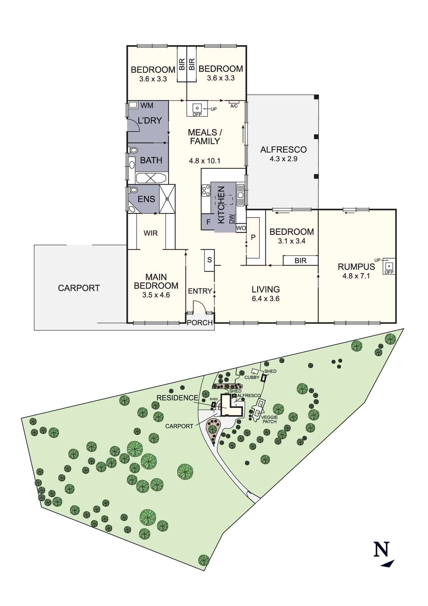 Floorplan of Homely acreageSemiRural listing, 1038 Heidelberg-Kinglake Road, Hurstbridge VIC 3099