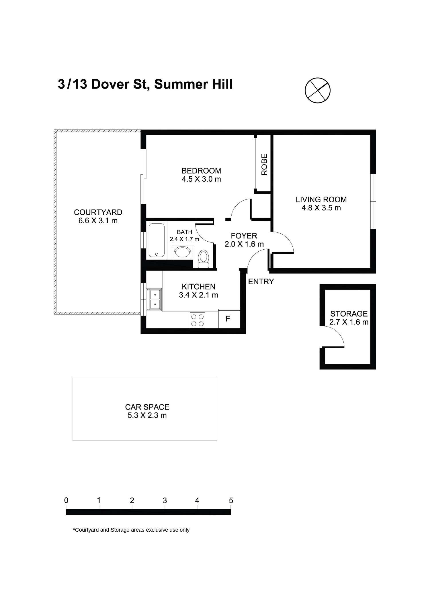 Floorplan of Homely apartment listing, 3/13 Dover Street, Summer Hill NSW 2130