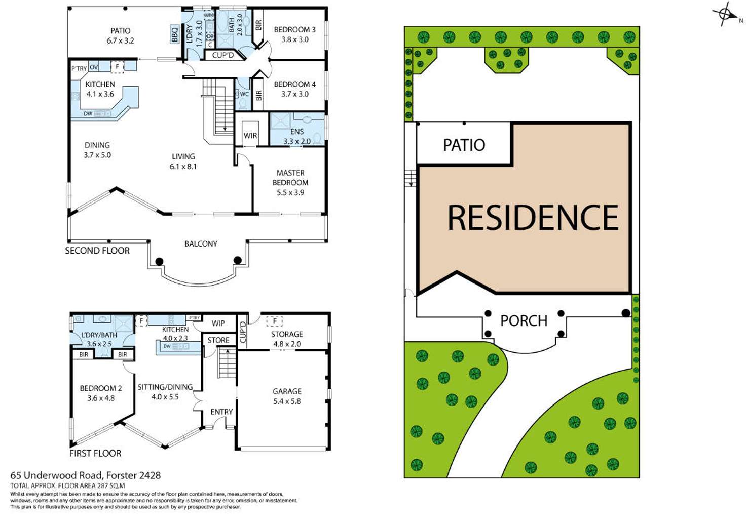 Floorplan of Homely house listing, 65 Underwood Road, Forster NSW 2428