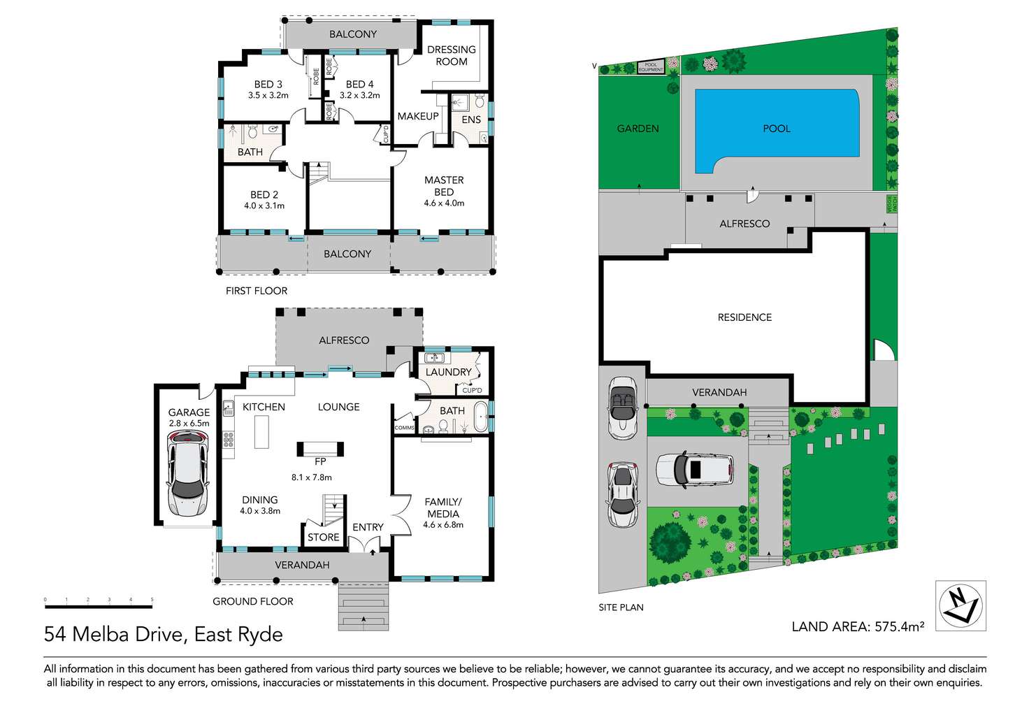 Floorplan of Homely house listing, 54 Melba Drive, East Ryde NSW 2113