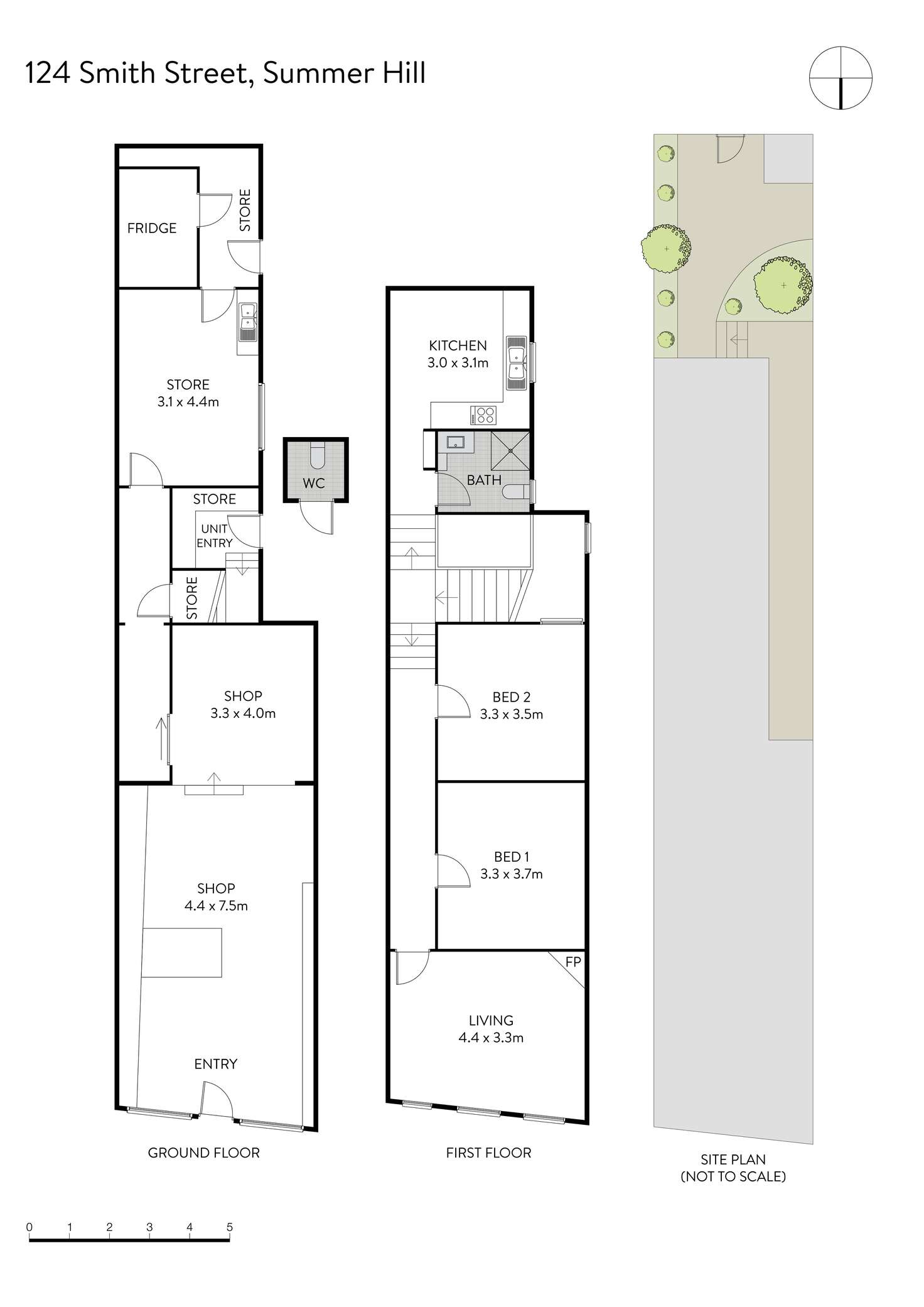 Floorplan of Homely terrace listing, 124 Smith Street, Summer Hill NSW 2130