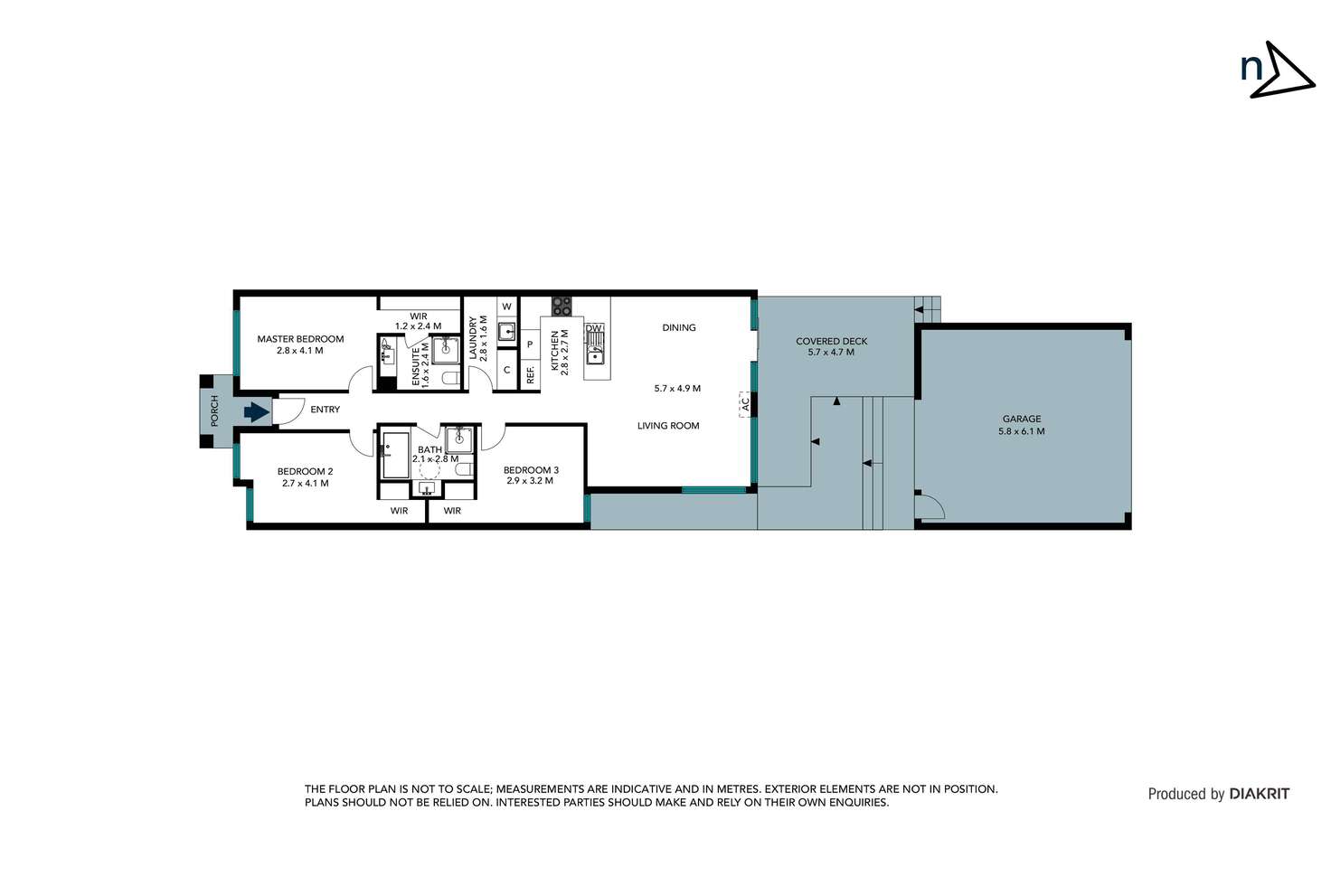 Floorplan of Homely house listing, 14 Zinnober Gardens, Epping VIC 3076