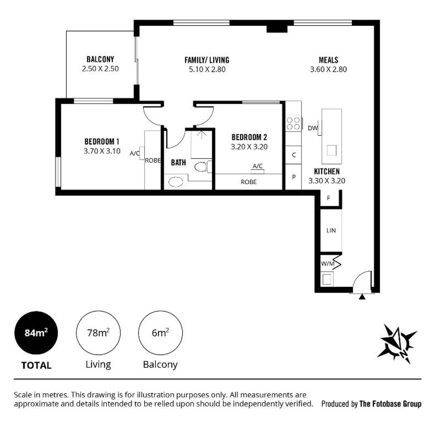 Floorplan of Homely apartment listing, 907/96 North Terrace, Adelaide SA 5000
