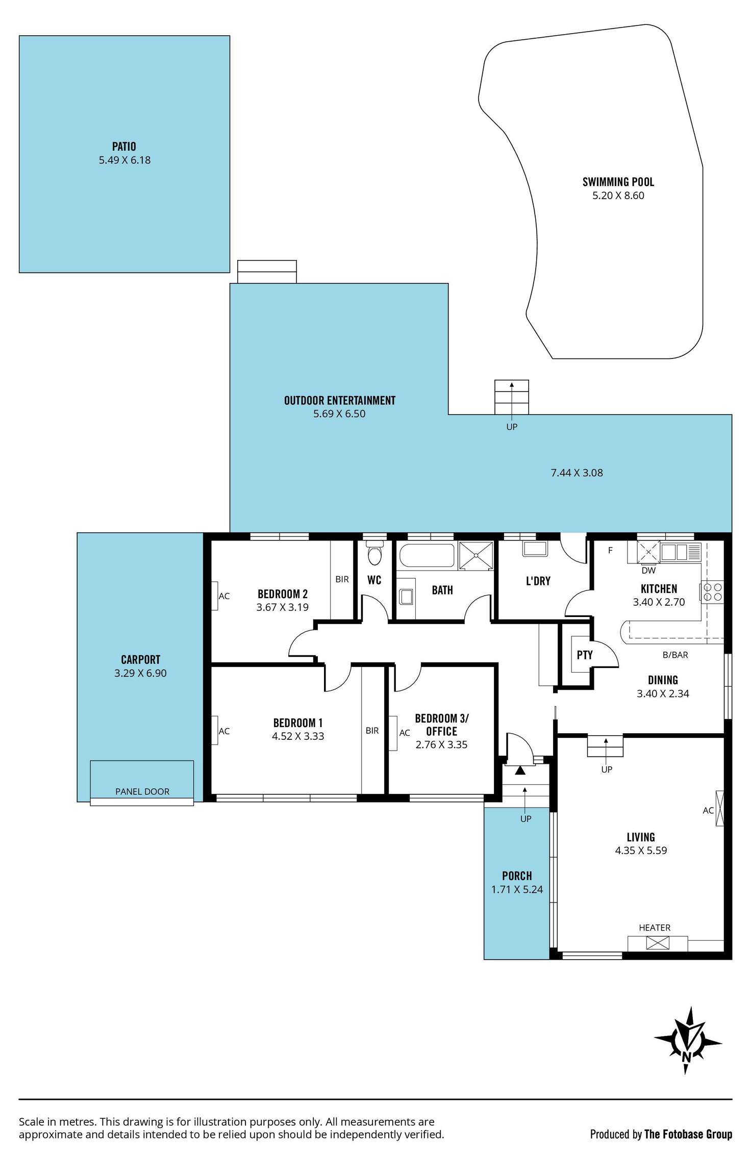 Floorplan of Homely house listing, 6 Twilight Drive, Happy Valley SA 5159