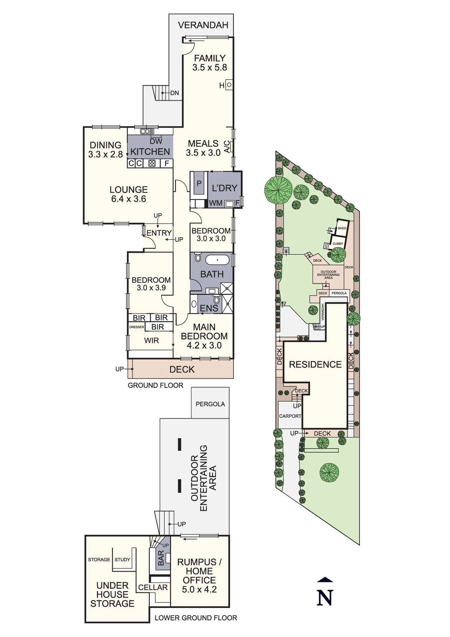 Floorplan of Homely house listing, 24 Sunnyside Crescent, Wattle Glen VIC 3096