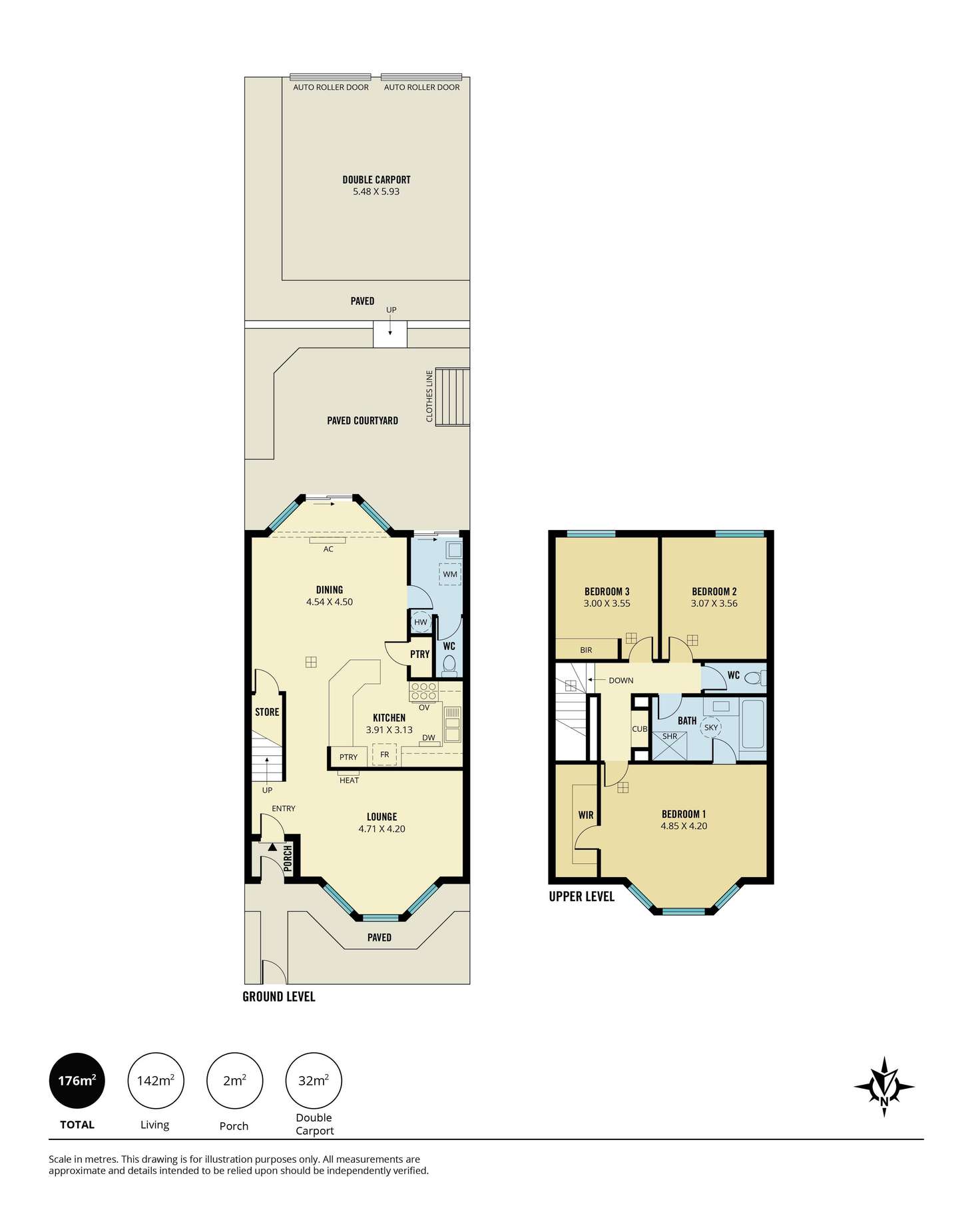 Floorplan of Homely townhouse listing, 4 Bagshaw Way, Mile End SA 5031