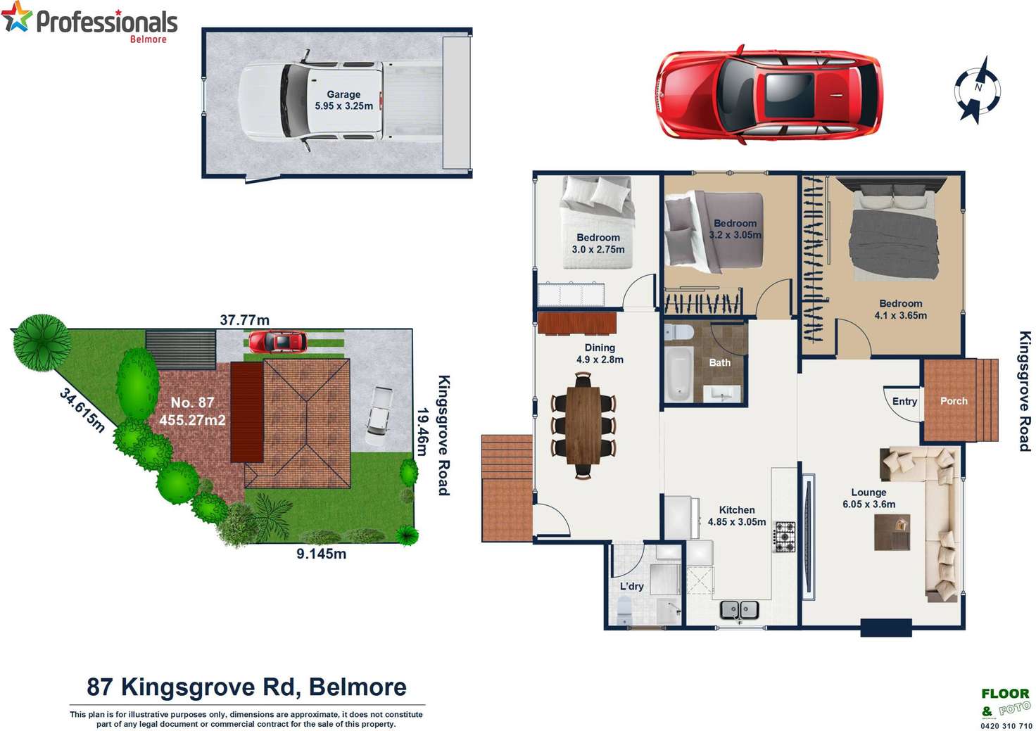 Floorplan of Homely house listing, 87 Kingsgrove Road, Belmore NSW 2192
