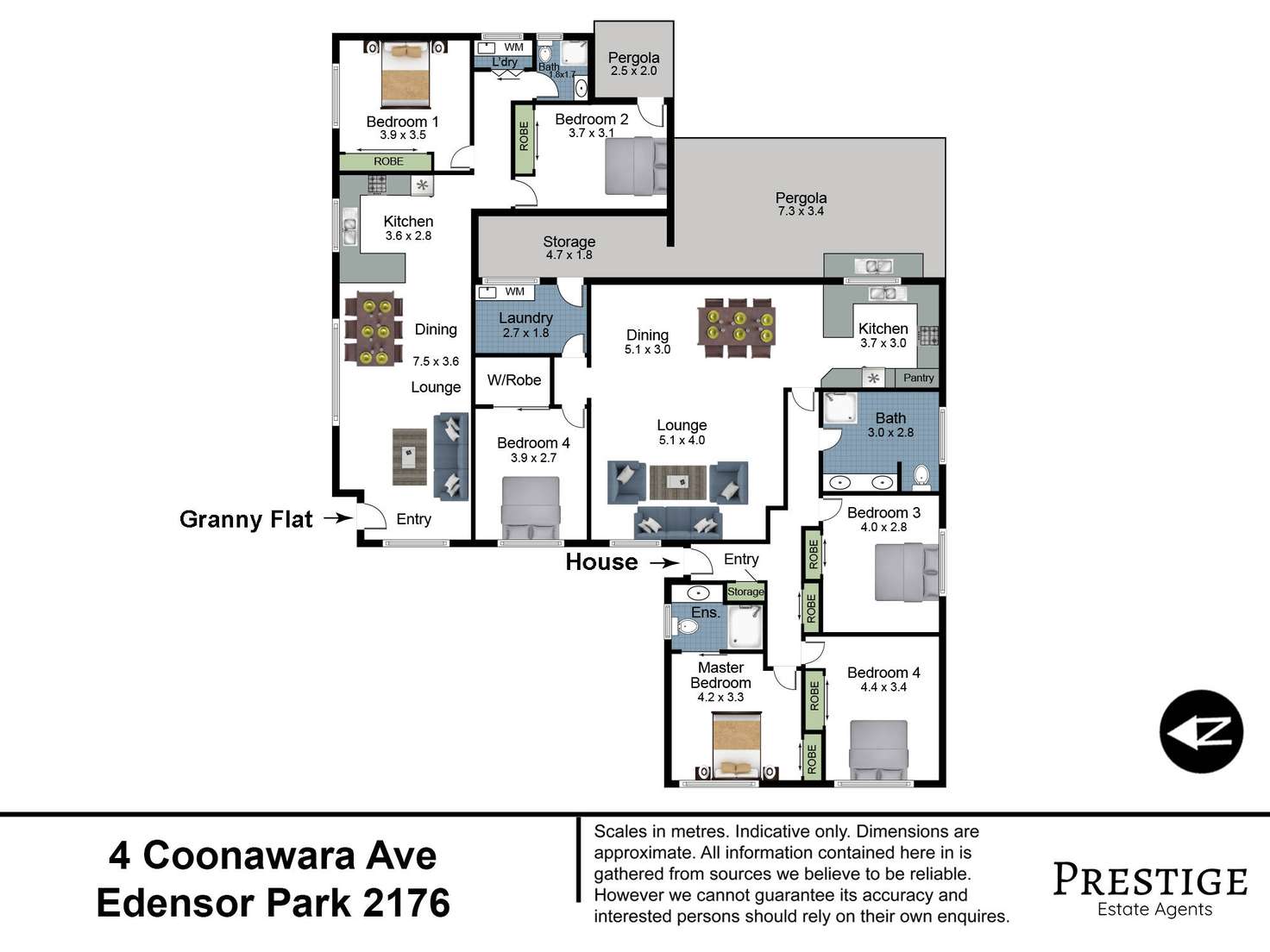 Floorplan of Homely house listing, 4 Coonawarra Street, Edensor Park NSW 2176
