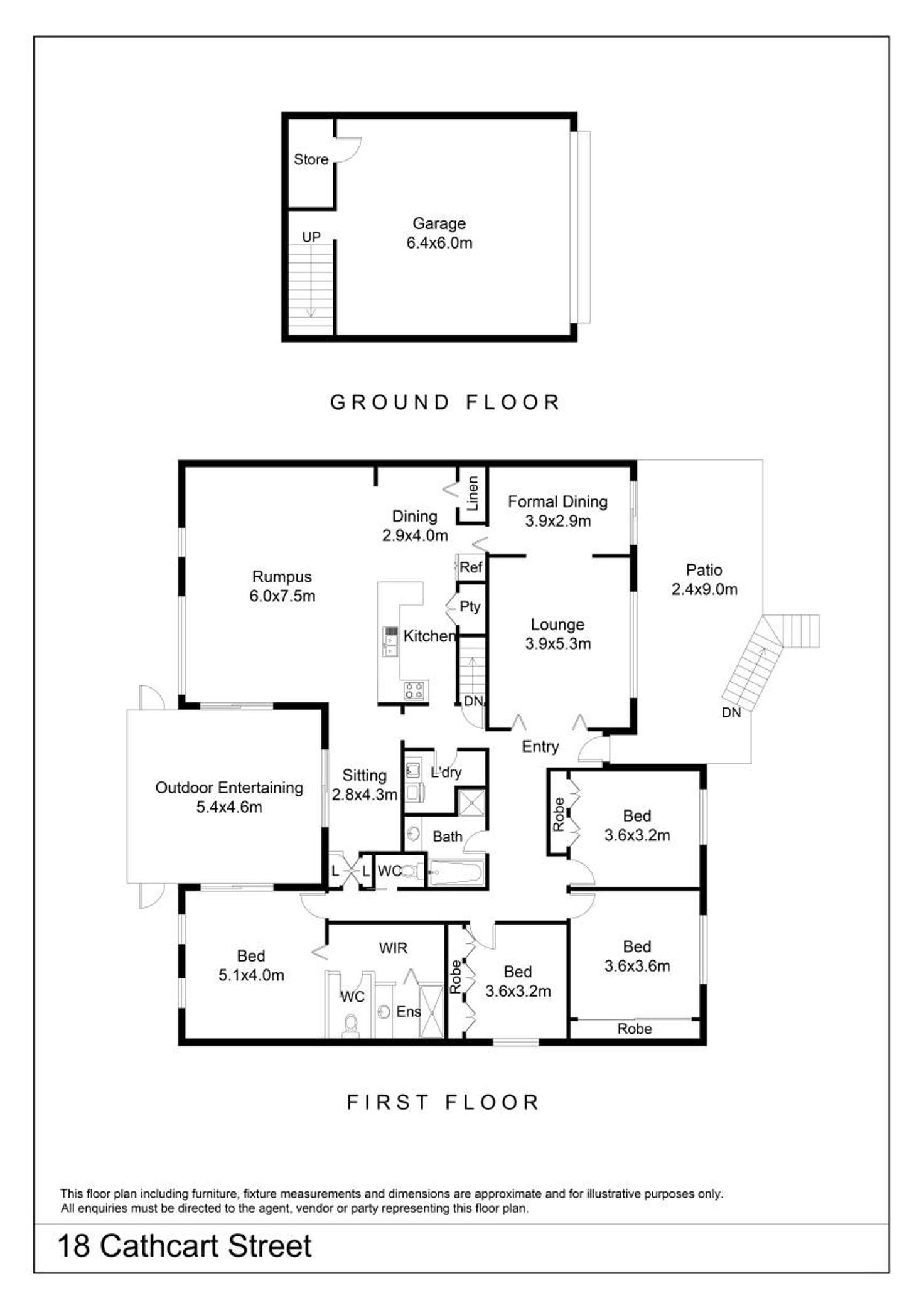 Floorplan of Homely house listing, 18 Cathcart Street, Goulburn NSW 2580