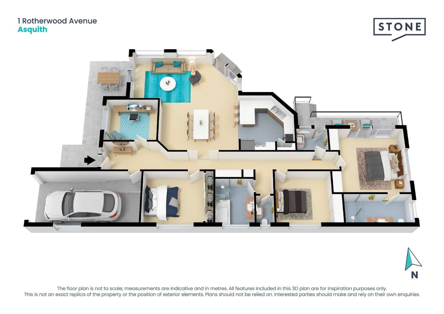Floorplan of Homely house listing, 1 Rotherwood Avenue, Asquith NSW 2077