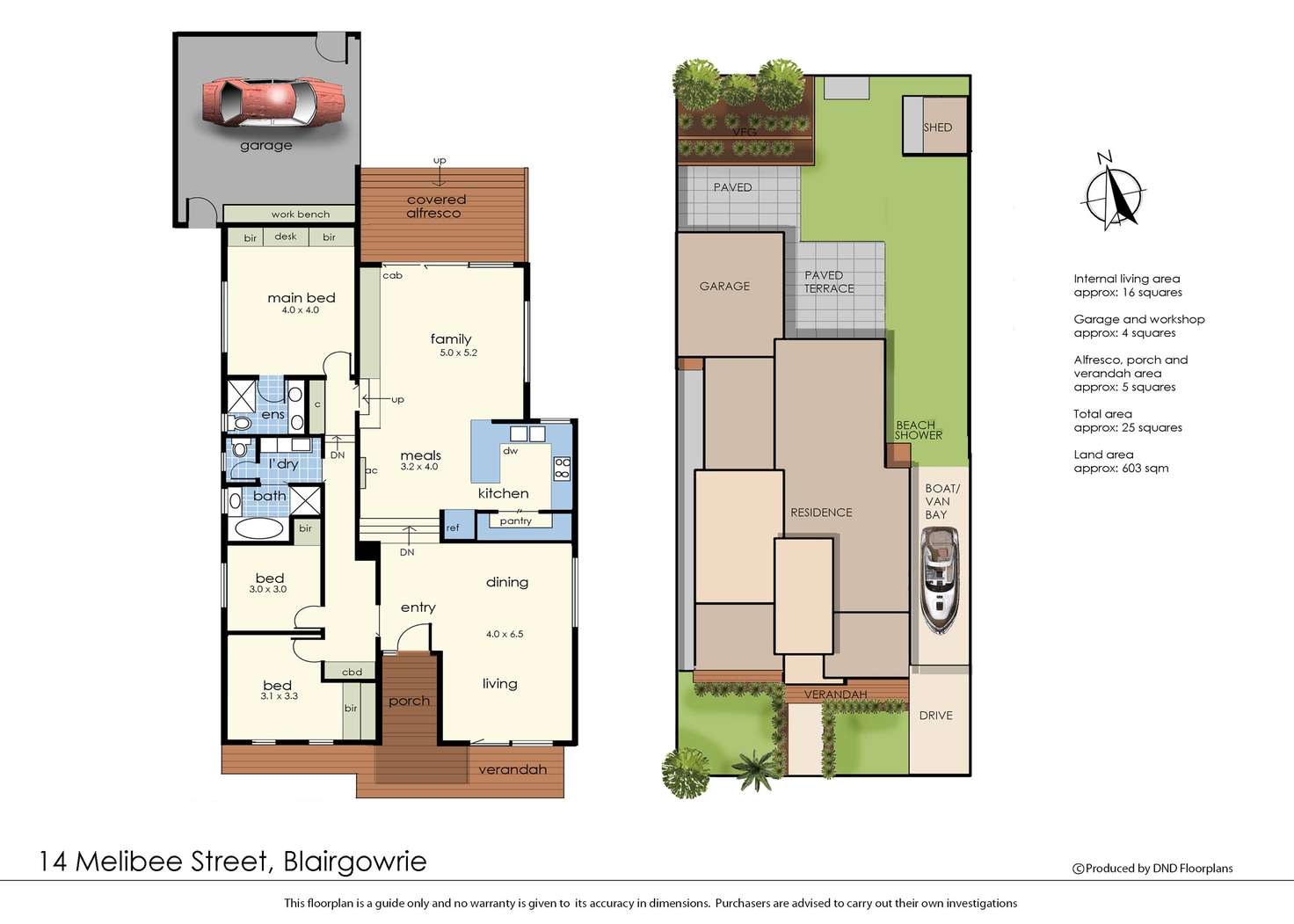 Floorplan of Homely house listing, 14 Melibee Street, Blairgowrie VIC 3942