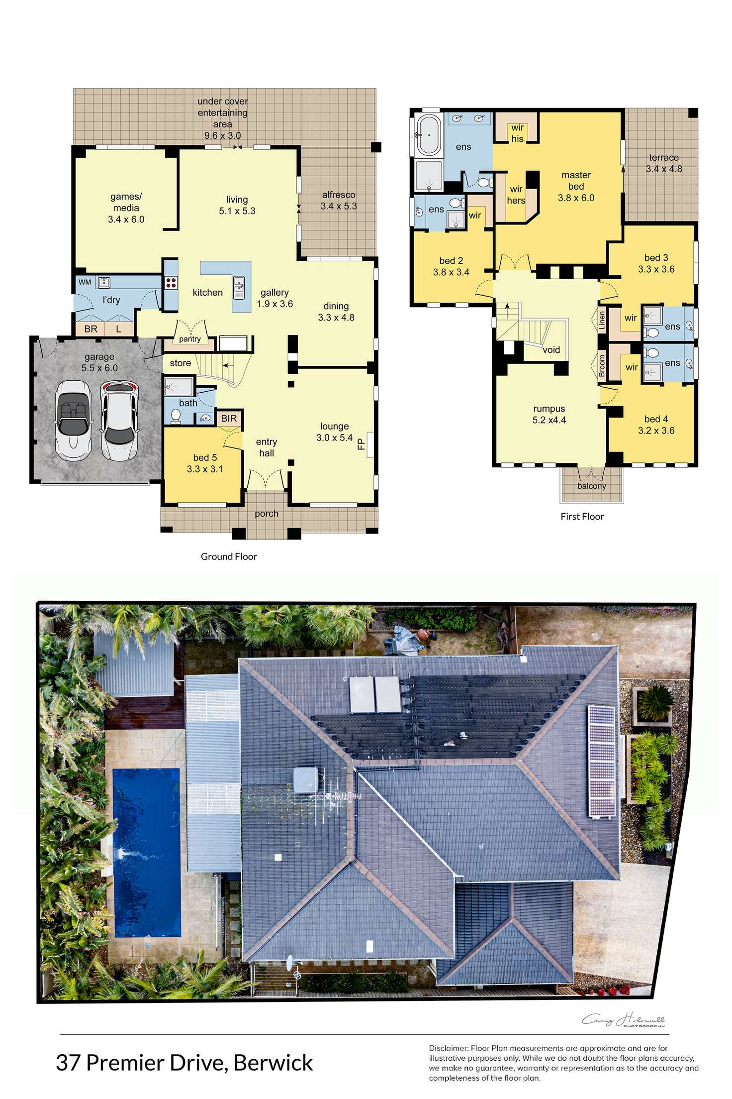 Floorplan of Homely house listing, 37 Premier Drive, Berwick VIC 3806