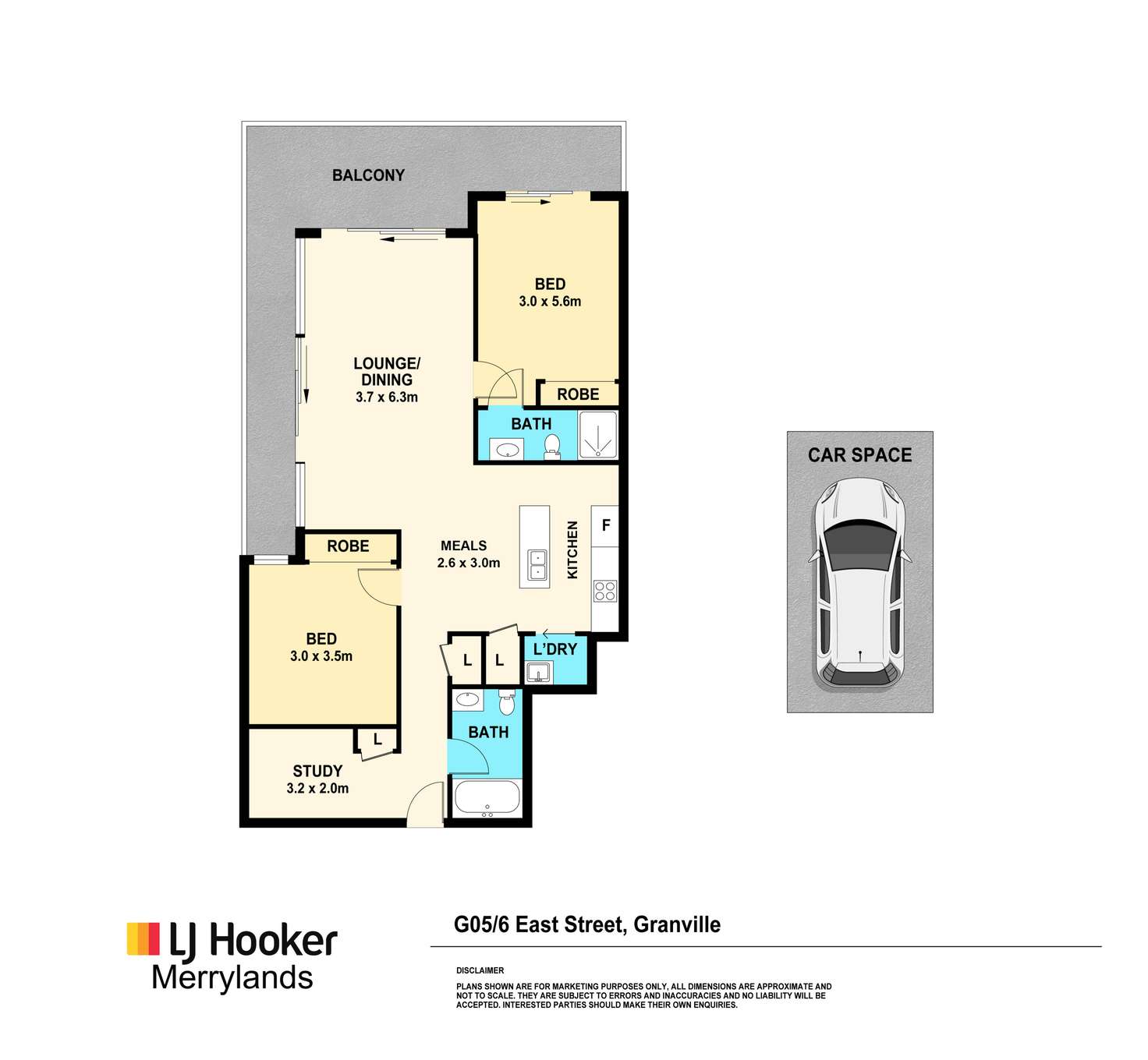 Floorplan of Homely unit listing, G05/6 East Street, Granville NSW 2142