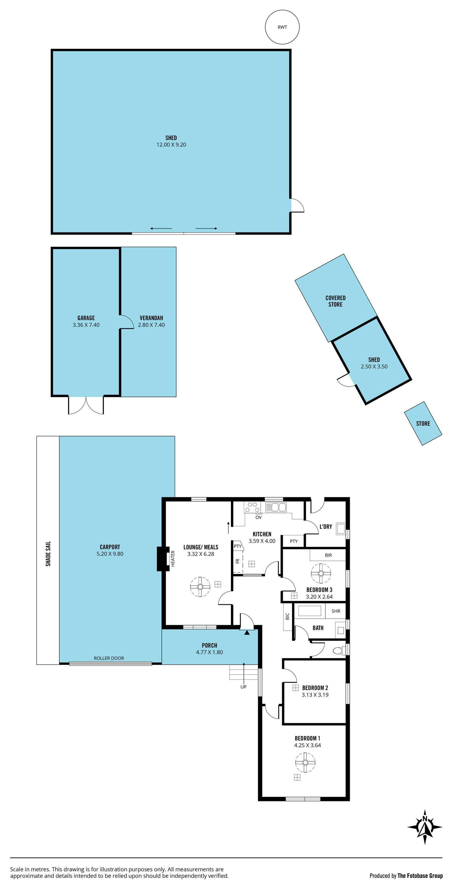Floorplan of Homely house listing, 25 Myrtle Grove, Tonsley SA 5042