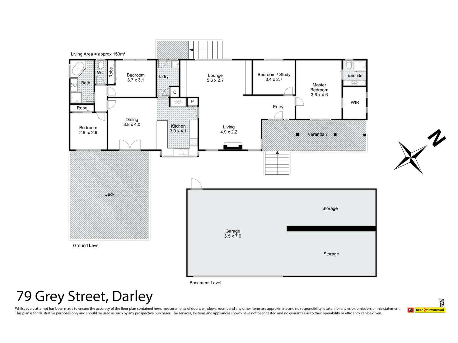 Floorplan of Homely house listing, 79 Grey Street, Darley VIC 3340