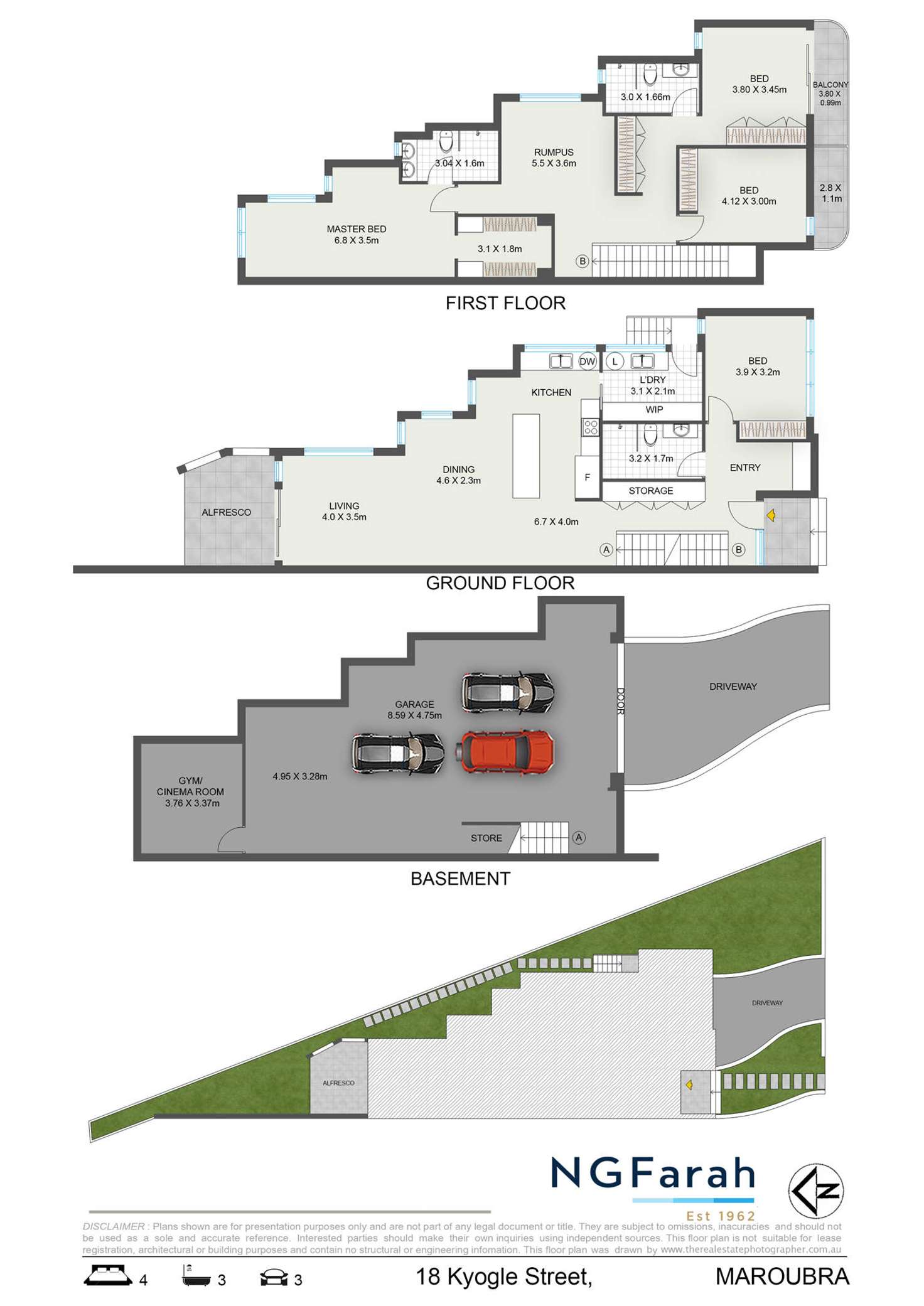 Floorplan of Homely house listing, 18 Kyogle Street, Maroubra NSW 2035