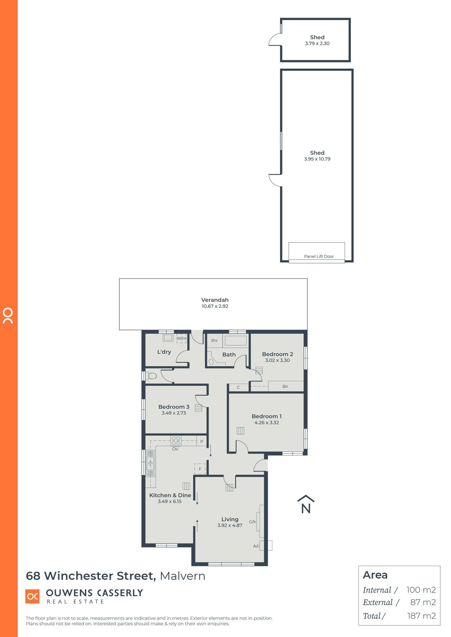 Floorplan of Homely house listing, 68 Winchester Street, Malvern SA 5061