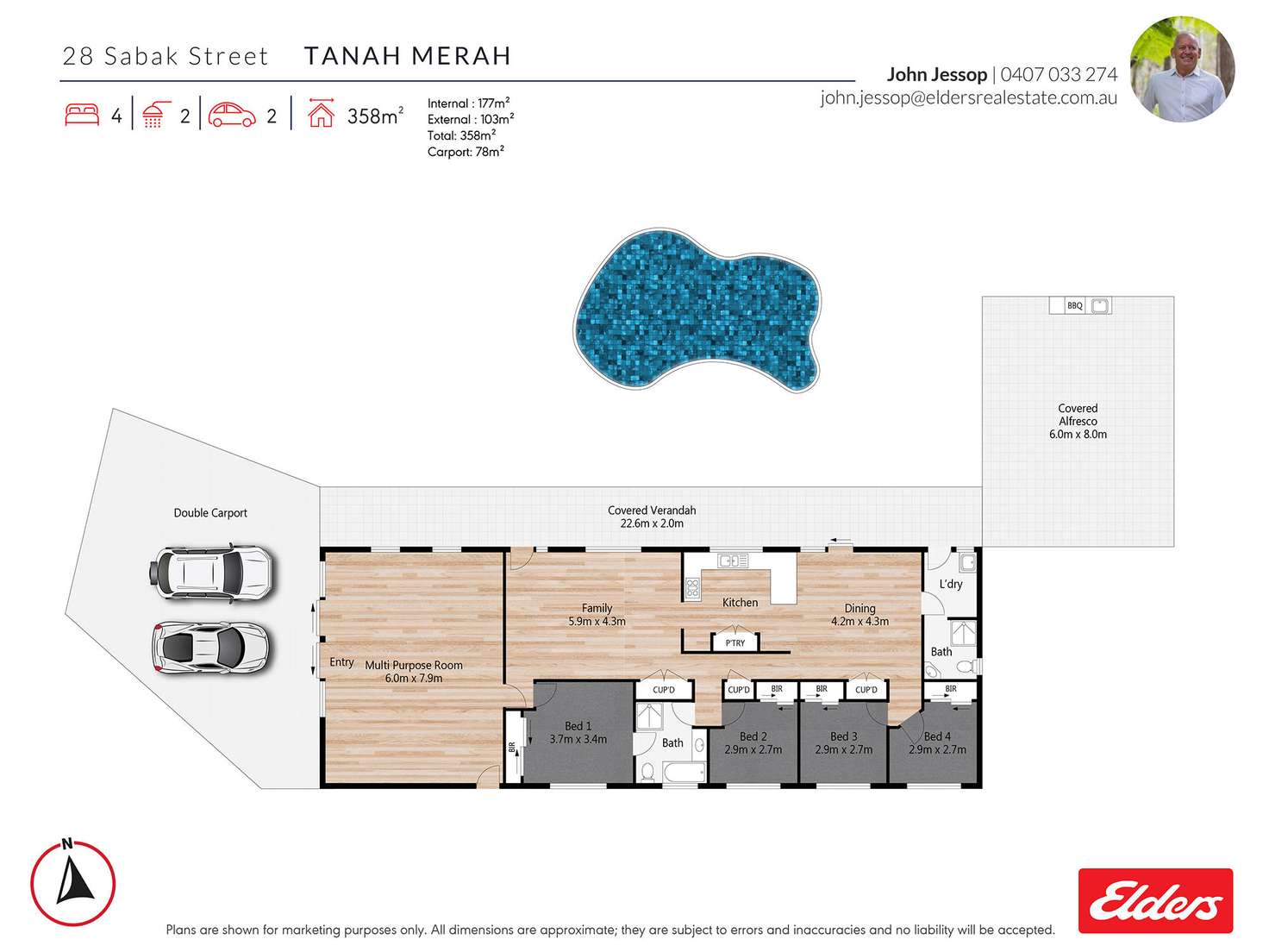 Floorplan of Homely house listing, 28 Sabak Street, Tanah Merah QLD 4128