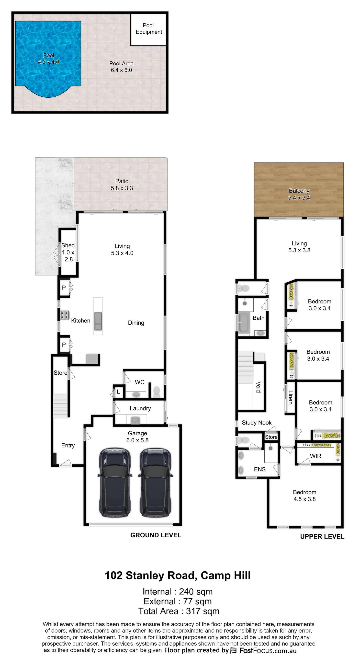 Floorplan of Homely house listing, 102 Stanley Road, Camp Hill QLD 4152