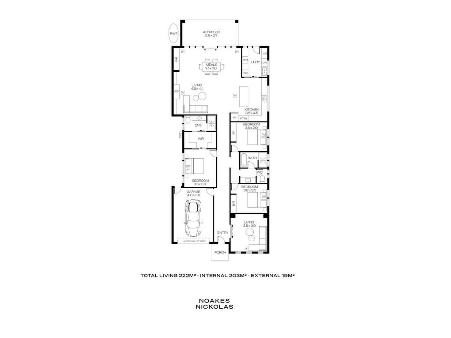 Floorplan of Homely house listing, 79A Cungena Avenue, Park Holme SA 5043