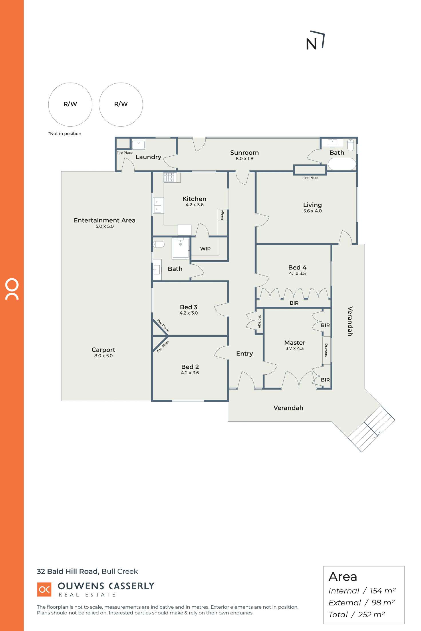 Floorplan of Homely acreageSemiRural listing, 32 Bald Hill Road, Bull Creek SA 5157